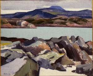 Ben More, de cima de Port Beag na Sligeanach (óleo sobre tela) de Francis Campbell Boileau Cadell