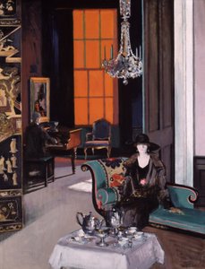 Interior: A Laranja Cega, c.1928 (óleo sobre tela)