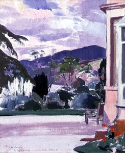 Myrtle Park Cove, Argyll (óleo sobre painel) de Francis Campbell Boileau Cadell