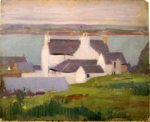 Estúdio do Artista, Iona, do St. Columba Hotel (óleo sobre tela) de Francis Campbell Boileau Cadell