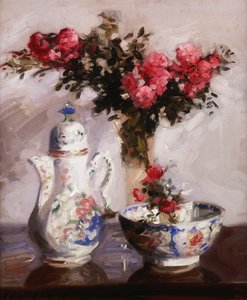 The Famille Rose Coffee Pot de Francis Campbell Boileau Cadell