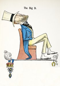 The Big D, ilustração do alfabeto de Struwwelpeter, verso por Harold Begbie (1871-1929)