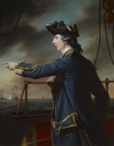 Retrato do Capitão Edward Knowles, R.N. (1742-1762) de Francis Cotes