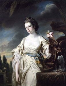 Retrato da Sra. Richard Miles de Francis Cotes
