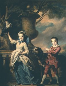 Os Filhos de Sir Edward e Dama Ann Astley, 1767 de Francis Cotes