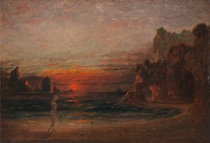 Estudo para "Gruta de Calipso de Francis Danby