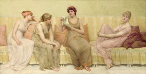 Lendo a história de Oenone, c.1883