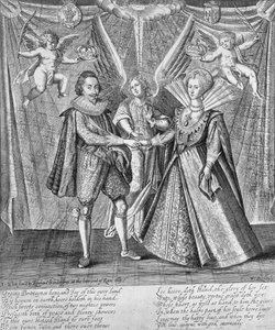 Celebração do casamento de James VI da Escócia e Anne da Dinamarca, 1589 c1610-1625
