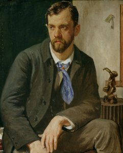 Retrato de Charles Holden (1875-1960) (óleo sobre tela)