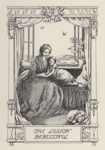 Outro livro de versos para crianças: A Lição Bela (litografia) de Francis Donkin Bedford