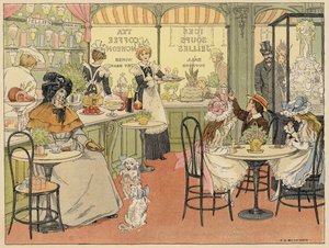 Livro de Lojas de Bedford: Confeitaria (litografia a cores) de Francis Donkin Bedford