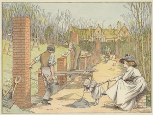 Construtor (litografia a cores) de Francis Donkin Bedford