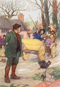 Ilustração para "O Grilo na Lareira" de Charles Dickens (litografia a cores) de Francis Donkin Bedford