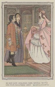 Ilustração para The History of Henry Esmond (litografia a cores) de Francis Donkin Bedford
