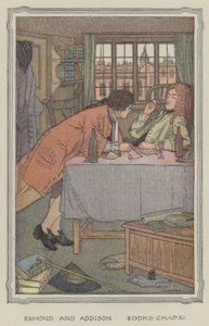 Ilustração para The History of Henry Esmond (litografia a cores) de Francis Donkin Bedford