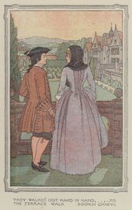 Ilustração para The History of Henry Esmond (litografia a cores) de Francis Donkin Bedford