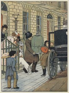 Londres: Homeward Bound! (litografia a cores) de Francis Donkin Bedford