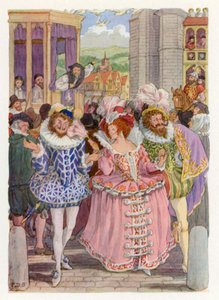 Merrie England: Pagãos e Puritanos (litografia a cores)