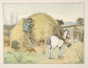 O Agricultor, de Four and Twenty Toilers, pub. 1900 (litografia a cores) de Francis Donkin Bedford