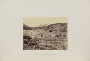 Um local de acampamento no deserto do Sinai de Francis Frith