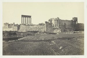 Baalbec, do Sul, 1857. de Francis Frith