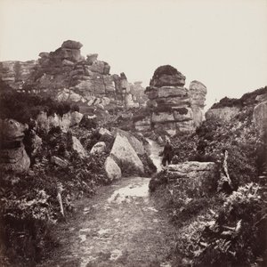 Rochas de Brimham, Yorkshire de Francis Frith