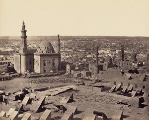 Cairo a partir da Cidadela. Primeira vista de Francis Frith