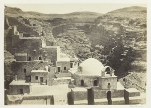 Convento de Mar-Saba, perto de Jerusalém de Francis Frith