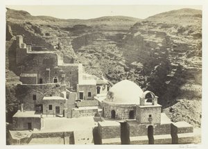 Convento de Mar-Saba, Perto de Jerusalém, 1857. de Francis Frith