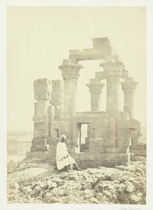 De manhã cedo em Wady Kardassy, Núbia, 1857. de Francis Frith