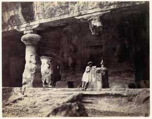 Elephanta da Gruta da Água, Baía de Coombe Martin, Watermouth de Francis Frith