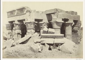 Vista do templo de Kom Ombo
Koum Ombo. Vista próxima. (título sobre o objecto) de Francis Frith