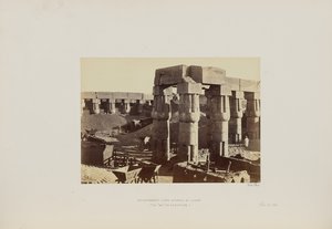 Armazéns governamentais de cereais em Luxor, a «No» das Escrituras de Francis Frith