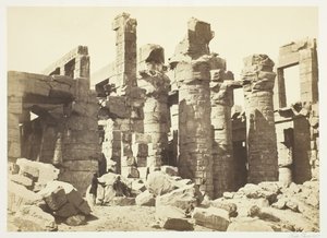 Salão das Colunas, 1857. de Francis Frith