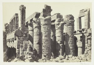 Salão das Colunas, Karnac de Francis Frith