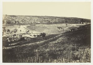 Jerusalém, do Monte das Oliveiras, n.º 2 de Francis Frith