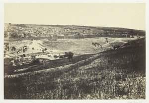 Jerusalém, do Monte das Oliveiras, nº 2, 1857. de Francis Frith