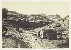 Jerusalém a partir do Muro de En-Rogel de Francis Frith