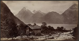 Lago dos Quatro Cantões de Francis Frith