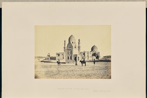 Mesquita do Sultão Barkook, Cemitério Oriental, Cairo de Francis Frith