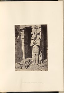 Pilares de Osiride em Medinet Habou, Tebas de Francis Frith