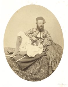 Retrato, traje de Verão turco de Francis Frith