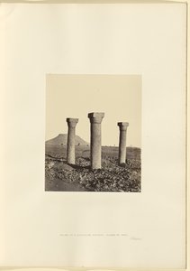 Ruínas de uma igreja cristã, ilha de Saye, Etiópia de Francis Frith