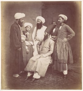 [Seis homens das Índias Orientais] de Francis Frith