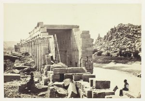 A Colunata, Ilha de Filæ de Francis Frith