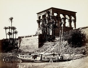 O Templo de Hypaethral, Philae (Egito) de Francis Frith