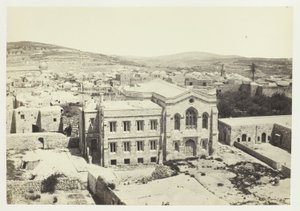A Nova Igreja Inglesa a partir da Torre de Hippicus, Jerusalém de Francis Frith