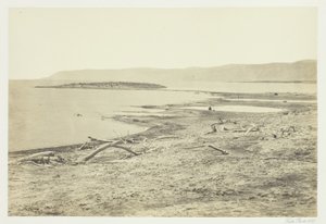 A margem norte do Mar Morto de Francis Frith