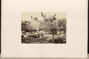 A piscina de Betesda, etc., Jerusalém de Francis Frith