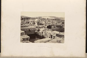 A piscina de Ezequias, Jerusalém de Francis Frith